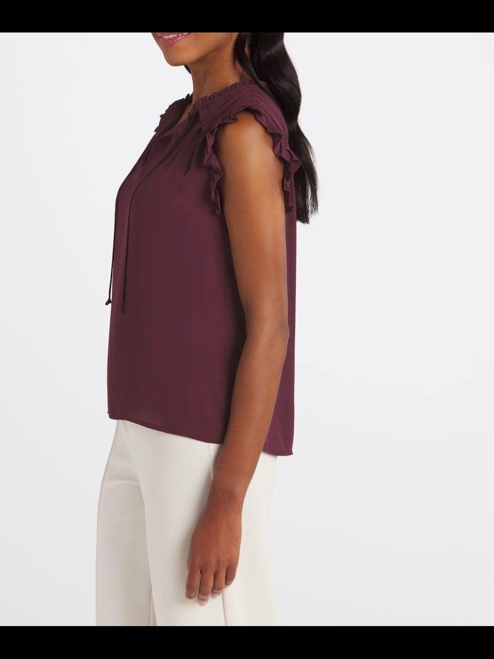 'Alva' Ruffle Detail Blouse - Picture 3 of 9